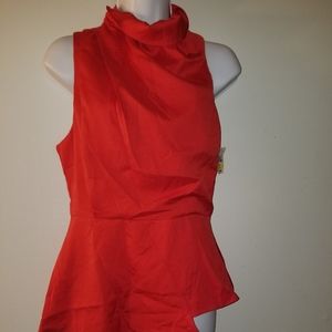 Mustard and Seed Red Sleeveless Top